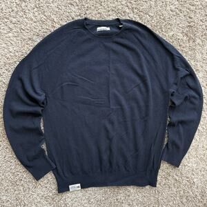 Napapijri Dark Navy Blue Long Sleeve Light Sweater Shirt Men’s Size Large